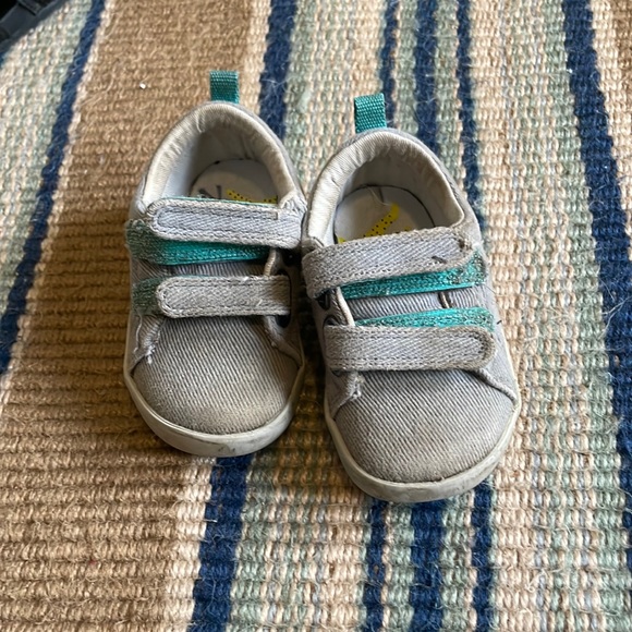 ten little Shoes Ten Little Grey Canvas Sneakers Size 55 Poshmark